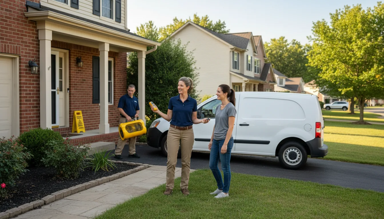 Residential water damage restoration in Socastee, SC